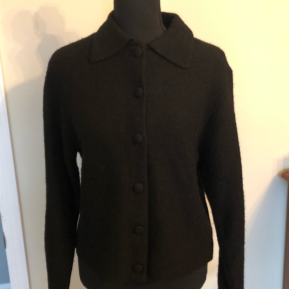 Vintage Henri Bendel Wool Button Front Sweater - Picture 6 of 9